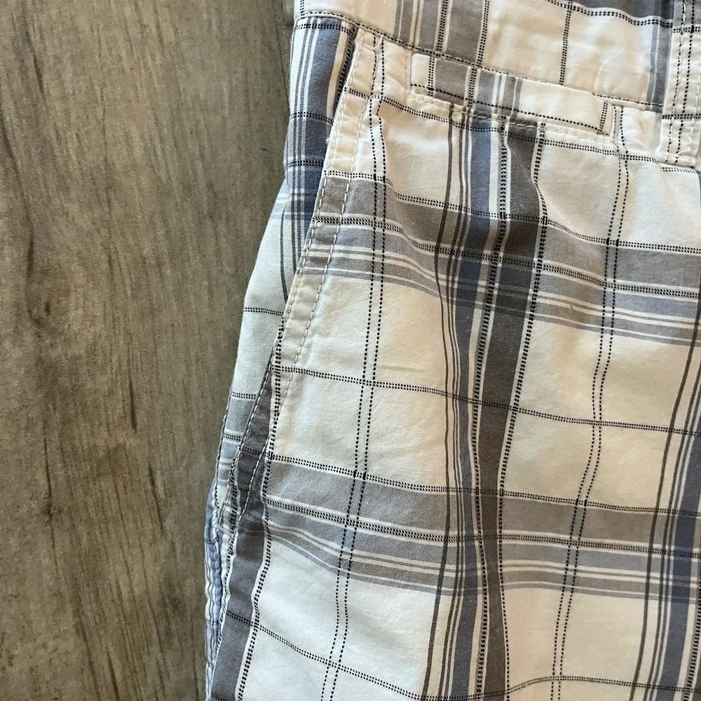 Weatherproof Plaid Shorts Mens Casual Flat Front Golf Shorts‎